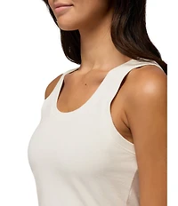 prAna Lotus Soft Stretch Banded Crew Neck Sleeveless Tank Top