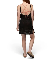 prAna Organic Cotton Crochet Mini Dress Swim Cover-Up