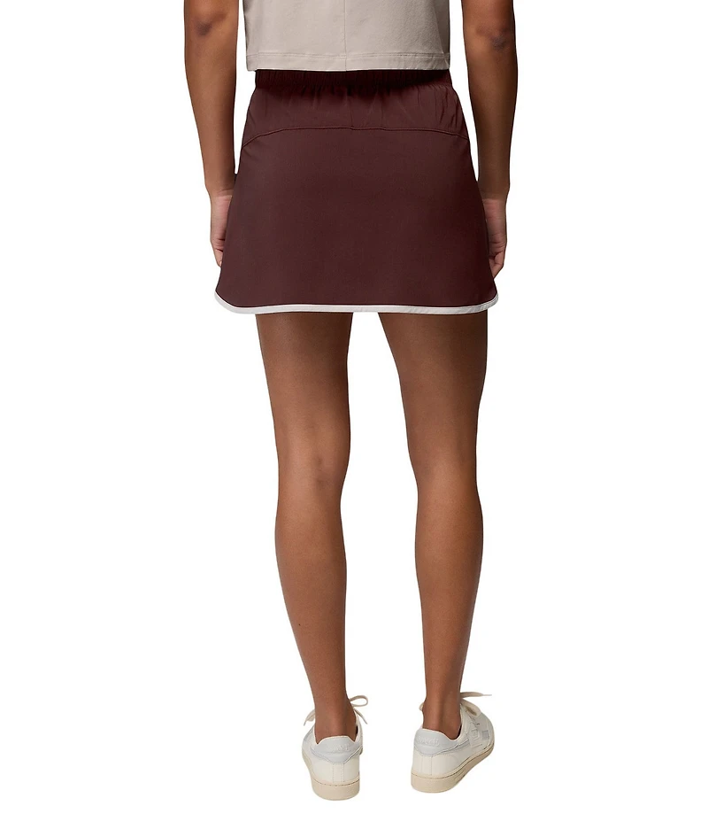 prAna Railay Contrast Pipping High Waist Scallop Skort