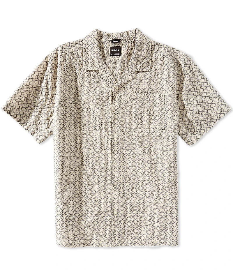prAna Road's End Short Sleeve Woven Camp Shirt