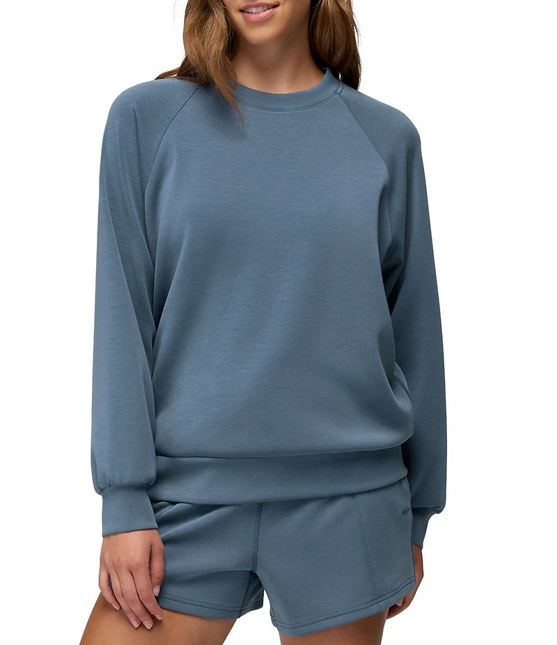 prAna Shea Soft Crew Neck Long Sleeve Pullover Top