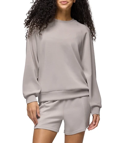 prAna Shea Soft Crew Neck Long Sleeve Pullover Top
