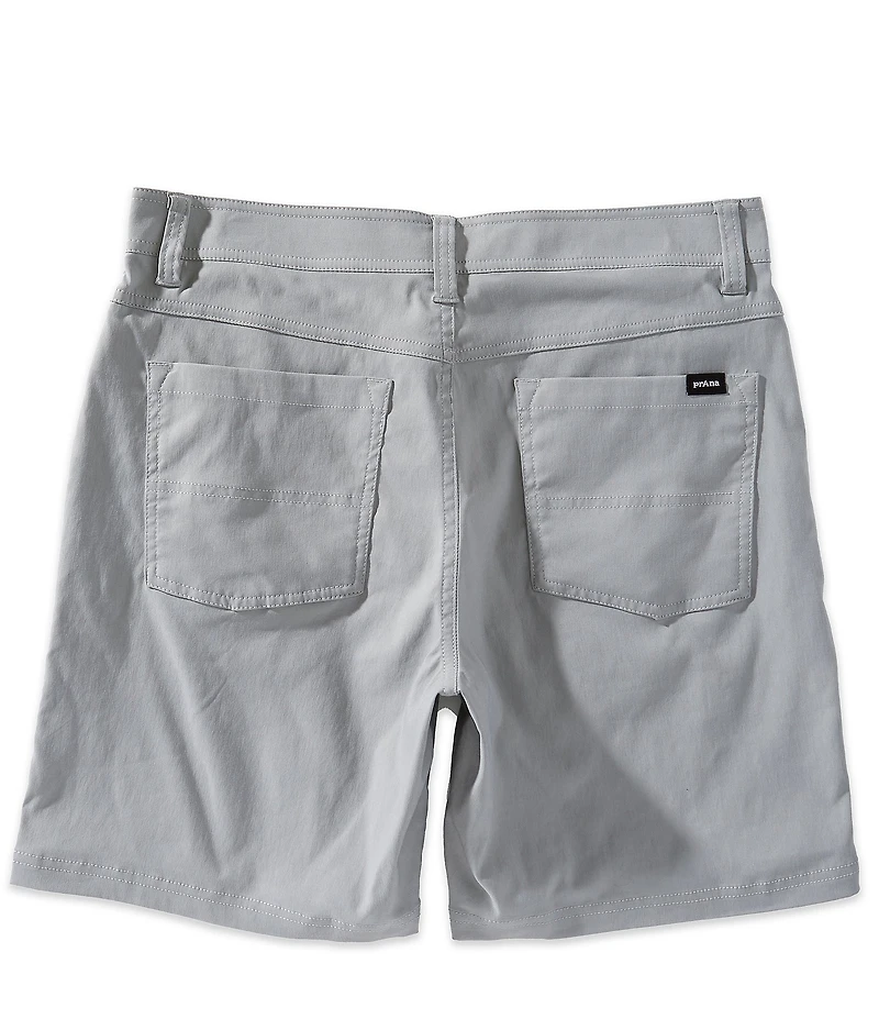 prAna Stretch Zion 5-Pocket 8#double; Inseam Shorts