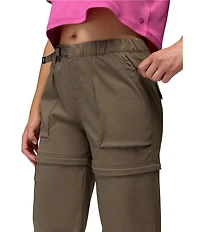 prAna Stretch Zion Convertible Mid Rise Pull-On Pants
