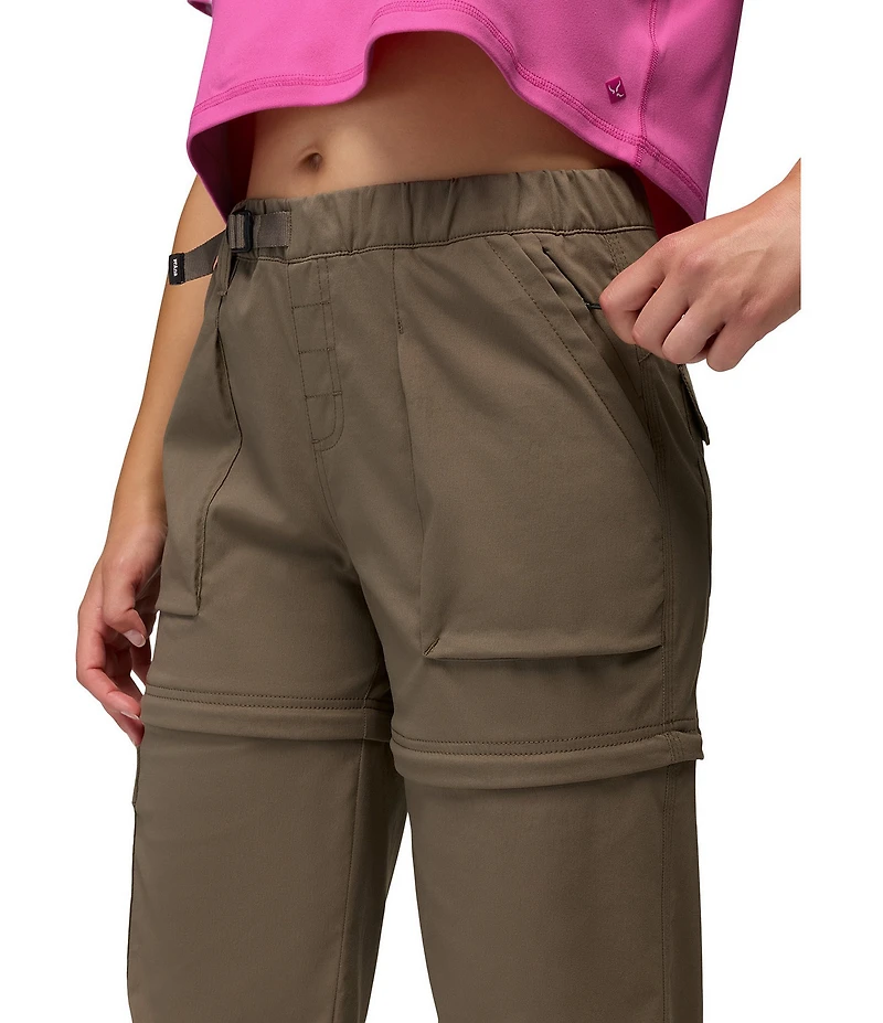 prAna Stretch Zion Convertible Mid Rise Pull-On Pants