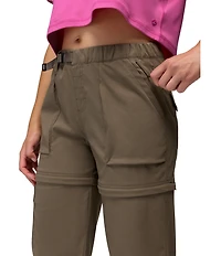 prAna Stretch Zion Convertible Mid Rise Pull-On Pants