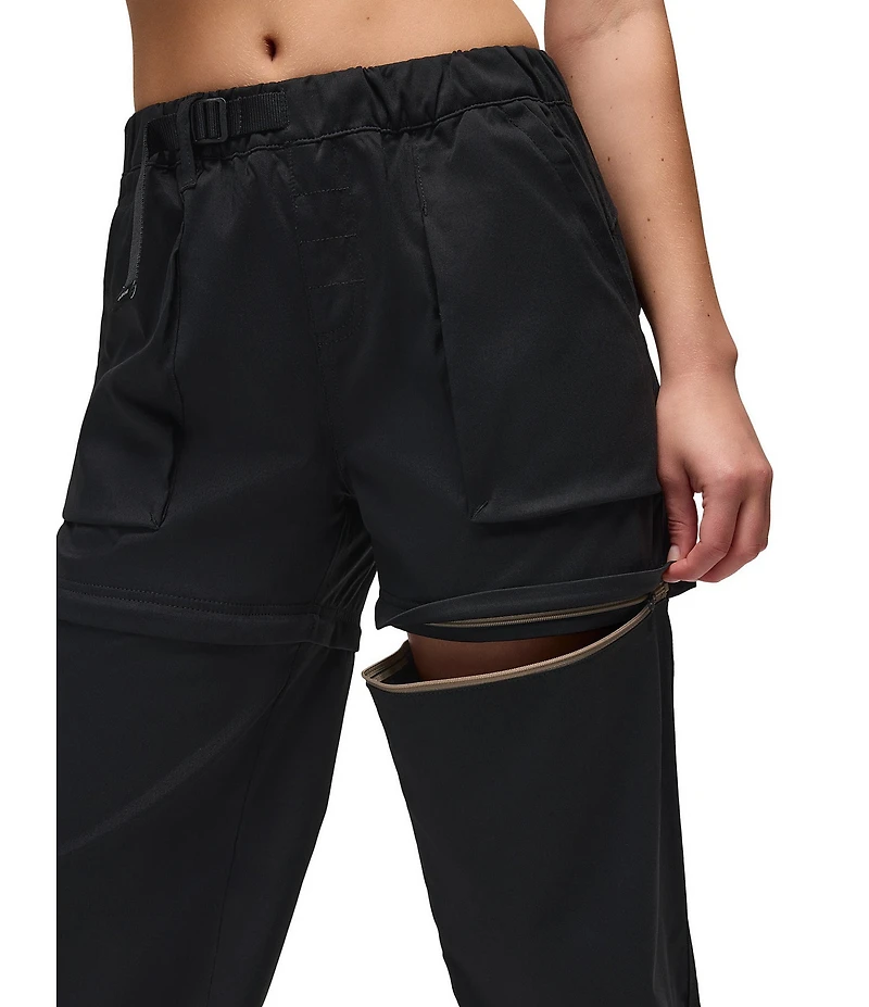 prAna Stretch Zion Convertible Mid Rise Pull-On Pants