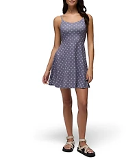 prAna Wistful Winds Tank Taro Sunbeam Printed V-Neck Fit & Flare Dress
