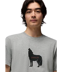 prAna Wolf Pack Journeyman Organic Cotton Short Sleeve Graphic T-Shirt