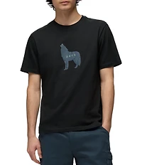 prAna Wolf Pack Journeyman Organic Cotton Short Sleeve Graphic T-Shirt
