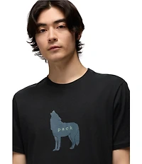 prAna Wolf Pack Journeyman Organic Cotton Short Sleeve Graphic T-Shirt