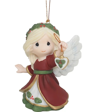 Precious Moments 16th Annual Angel With Heart Hanging Ornament