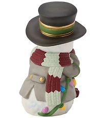 Precious Moments 17th Annual Snowman With Tree Figurine