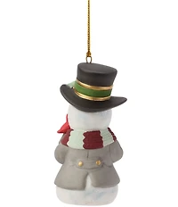 Precious Moments 17th Annual Snowman With Tree Hanging Ornament
