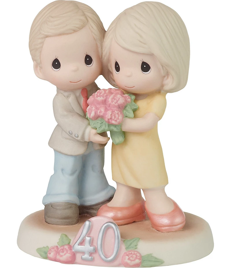 Precious Moments Anniversary Gifts Forty Loving Years Together Porcelain Figurine