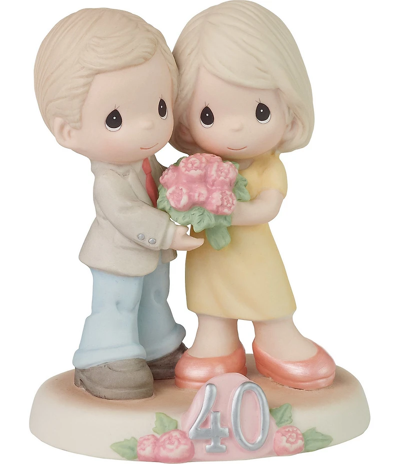 Precious Moments Anniversary Gifts Forty Loving Years Together Porcelain Figurine