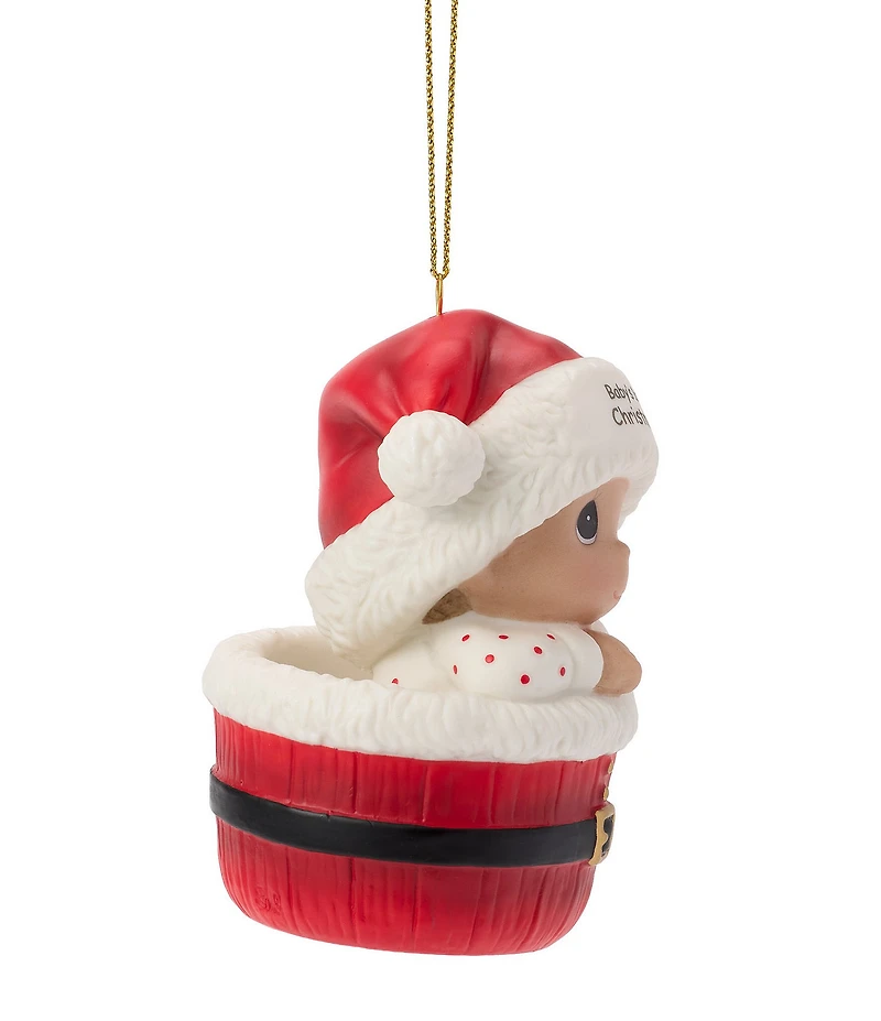 Precious Moments Baby's 1st Christmas Medium Skin Tone Hanging Ornament