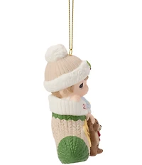 Precious Moments Baby's First Christmas Dated 2026 Baby Boy Hanging Ornament