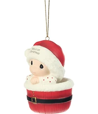 Precious Moments Baby's First Christmas Hanging Ornament