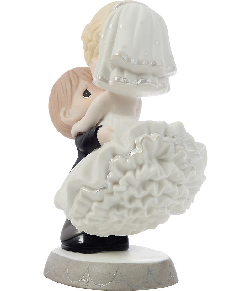 Precious Moments Best Day Ever Groom Lifting Bride Porcelain Figurine