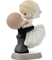 Precious Moments Best Day Ever Groom Lifting Bride Porcelain Figurine