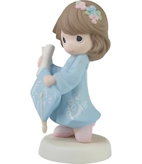 Precious Moments Brunette Graduation Girl Porcelain Figurine