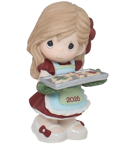Precious Moments Dated 2026 Girl With Cookie Tray Figurine