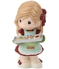 Precious Moments Dated 2026 Girl With Cookie Tray Figurine