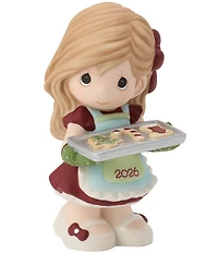Precious Moments Dated 2026 Girl With Cookie Tray Figurine