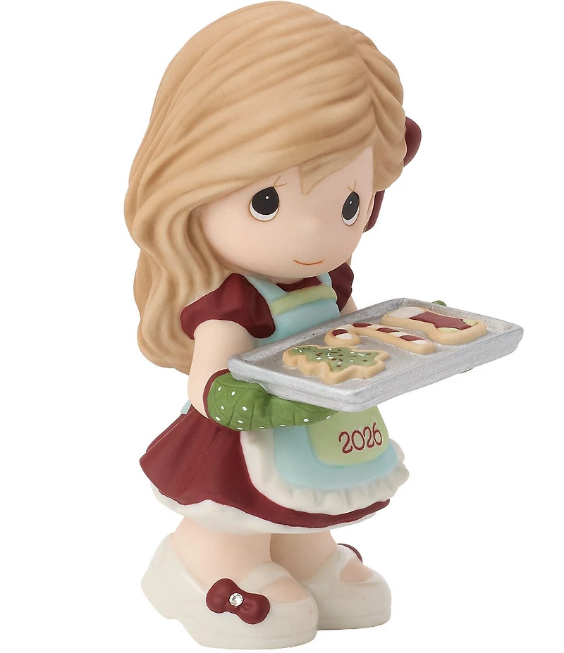 Precious Moments Dated 2026 Girl With Cookie Tray Figurine