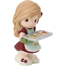 Precious Moments Dated 2026 Girl With Cookie Tray Figurine