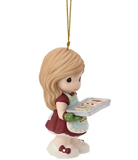 Precious Moments Dated 2026 Girl With Cookie Tray Hanging Ornament