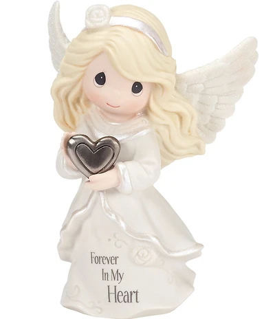 Precious Moments Forever In My Heart Memorial Angel Figurine