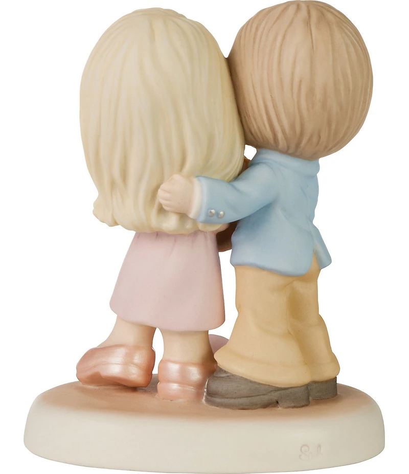 Precious Moments #double;Happy Anniversary#double; Our Love Will Bloom Forever Porcelain Figurine