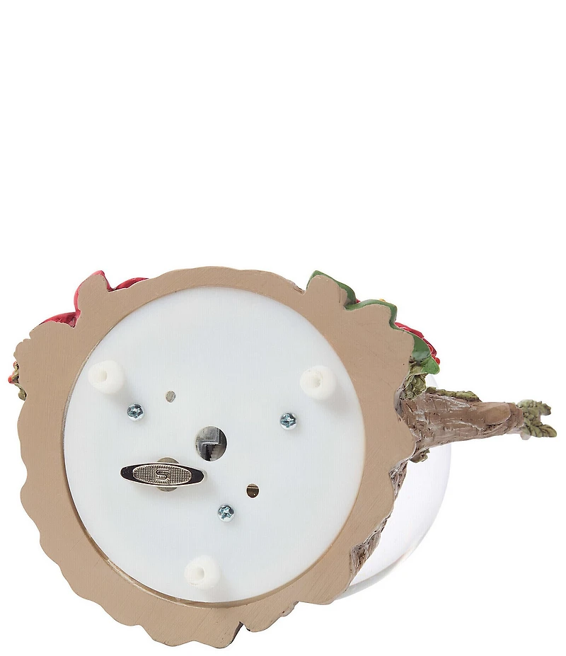 Precious Moments #double;Let Heaven And Nature Sing#double; Cardinal Couple Musical Snow Globe