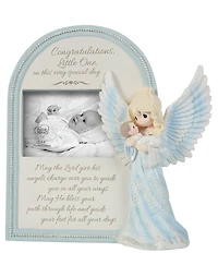 Precious Moments May God Send His Angels Baptism Picture Frame, 3x4#double;