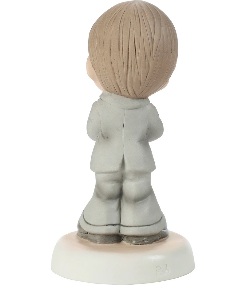 Precious Moments My First Communion Brunette Boy Porcelain Figurine