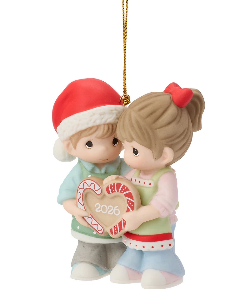 Precious Moments Our First Christmas Together Dated 2026 Couple Hanging Ornament