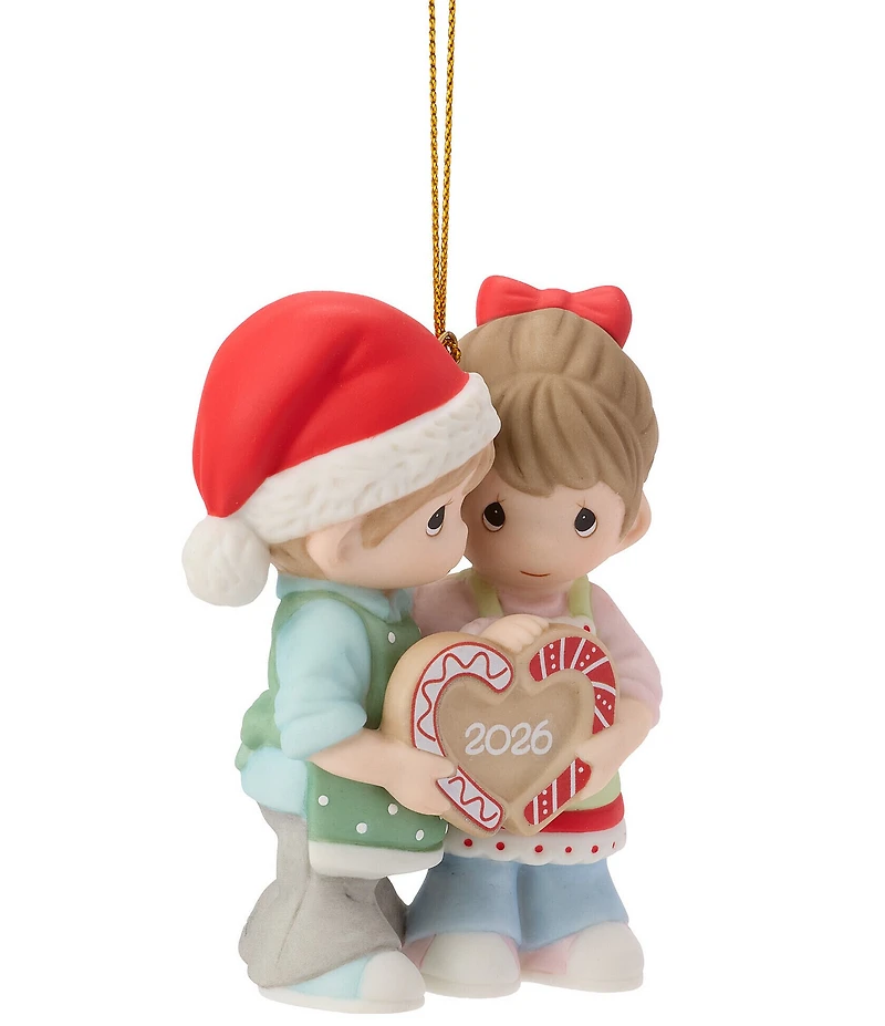 Precious Moments Our First Christmas Together Dated 2026 Couple Hanging Ornament