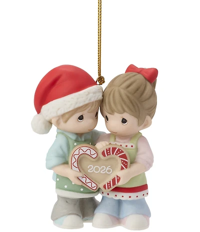 Precious Moments Our First Christmas Together Dated 2026 Couple Hanging Ornament
