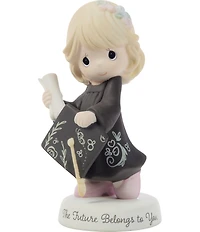 Precious Moments #double;The Future Belongs To You#double; Graduation Girl Porcelain Figurine