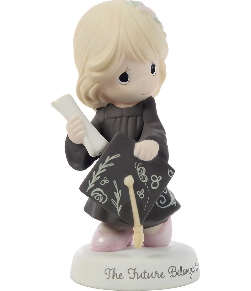 Precious Moments #double;The Future Belongs To You#double; Graduation Girl Porcelain Figurine