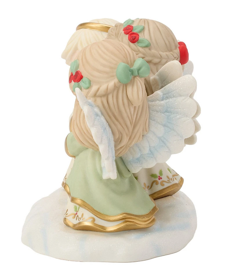 Precious Moments Trio of Angels Holding #double;HOPE#double; Sign Limited Edition Figurine
