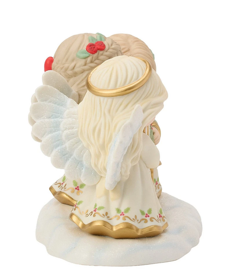 Precious Moments Trio of Angels Holding #double;HOPE#double; Sign Limited Edition Figurine