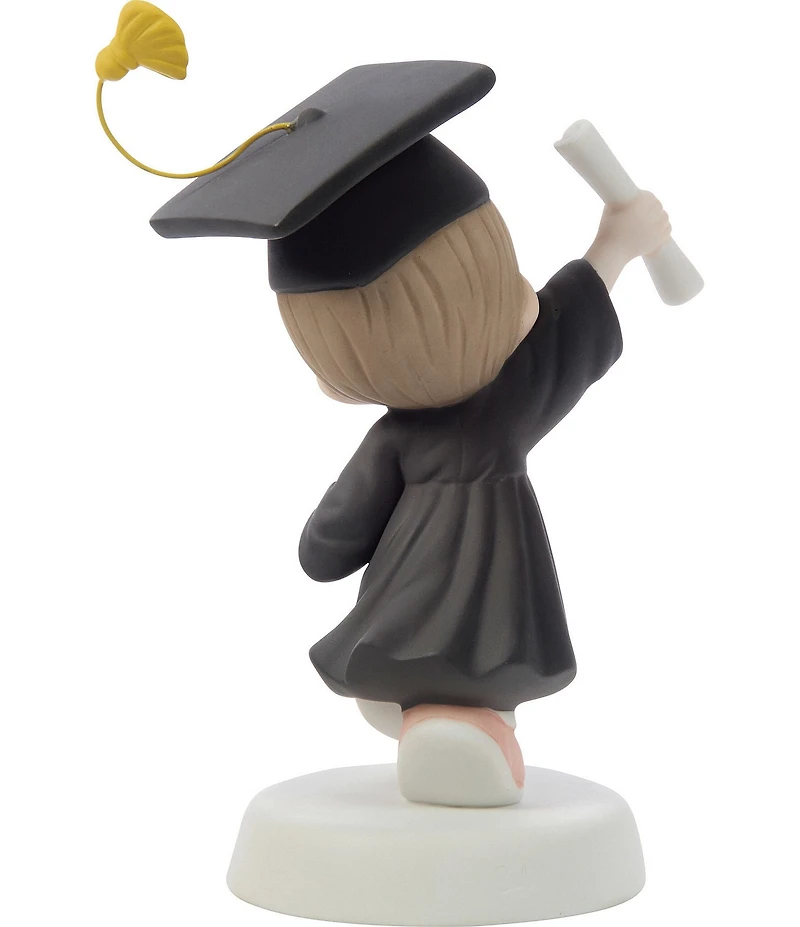 Precious Moments #double;Your Story is Just Beginning#double; Graduation Boy Porcelain Figurine
