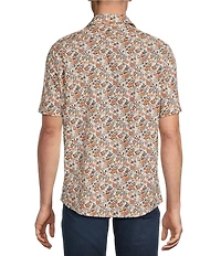 Cremieux Premium Denim Floral Short Sleeve Woven Shirt