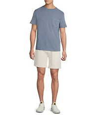 Cremieux Premium Denim Solid Soft Knit 7#double; Inseam Shorts