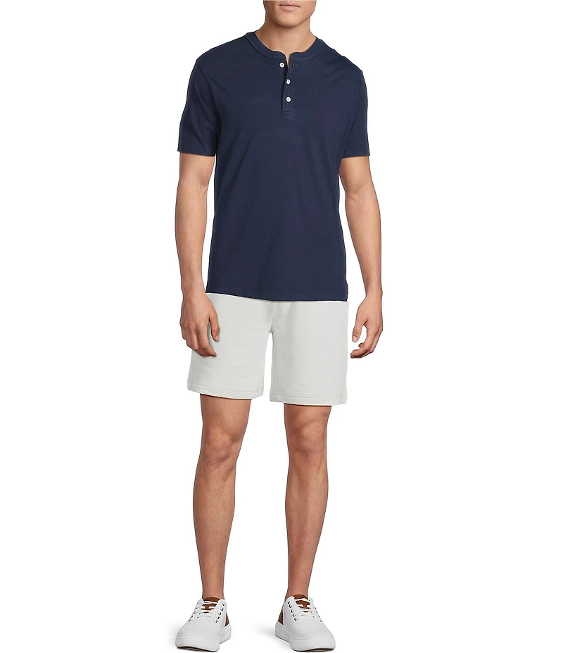 Cremieux Premium Denim Solid Soft Knit 7#double; Inseam Shorts