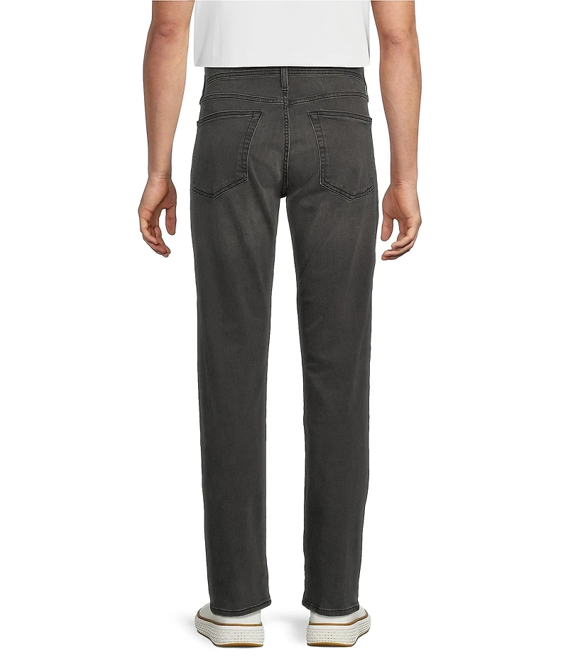 Premium Denim Straight Dark Grey Stretch Jeans