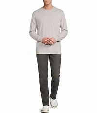 Premium Denim Straight Dark Grey Stretch Jeans